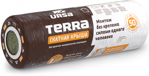 Утеплитель  URSA TERRA 35 QN 3000-1200-200 (0,72м3 в уп)