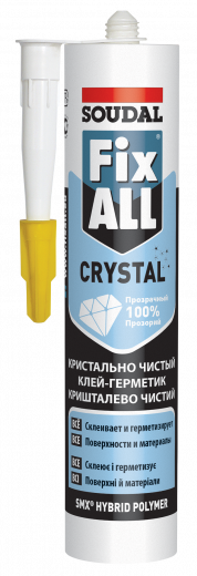 Герметик-клей FIX ALL CRYSTAL 290мл 119130