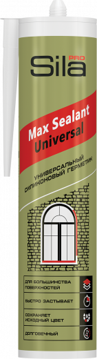 Герметик  силиконовый универсальный Sila PRO Max Sealant, белый, 290 мл